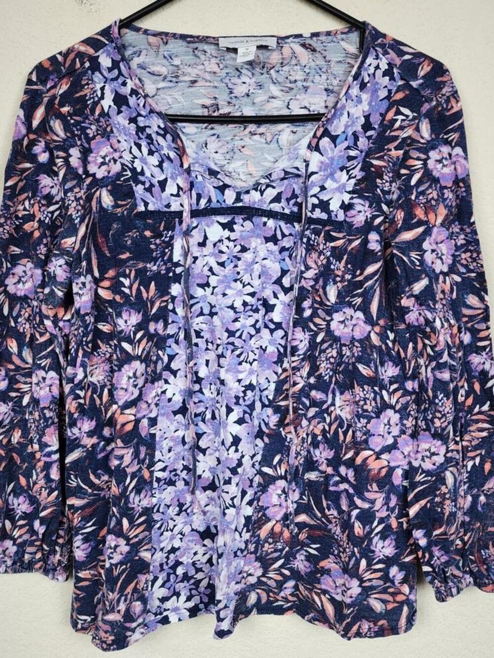 Medium Boho Floral Blouse